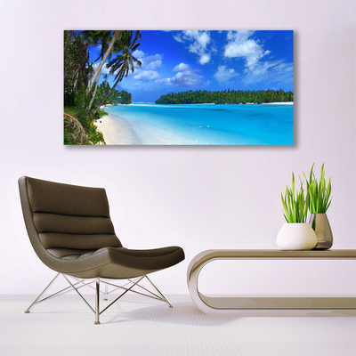 Quadro su tela Mare di Palm Beach