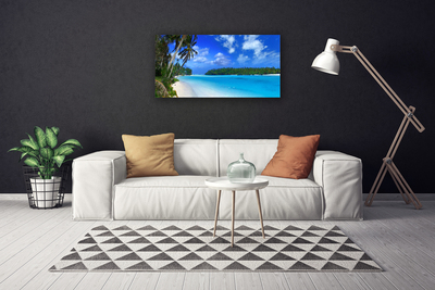 Quadro su tela Mare di Palm Beach