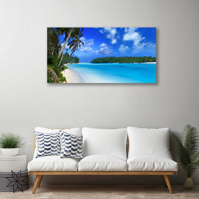 Quadro su tela Mare di Palm Beach