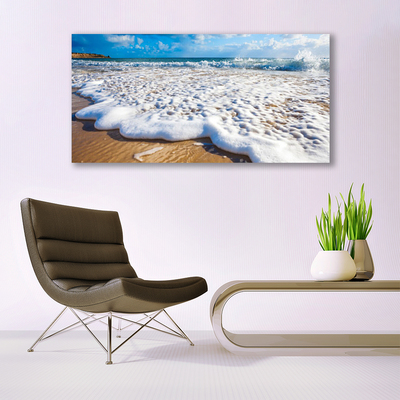 Foto quadro su tela Spiaggia. Mare. Sabbia. Natura