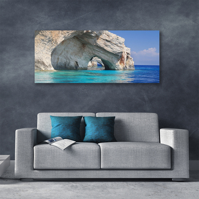 Quadro su tela Paesaggio dell'acqua del lago di mare