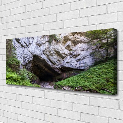 Quadro stampa su tela Grotta di montagna della natura