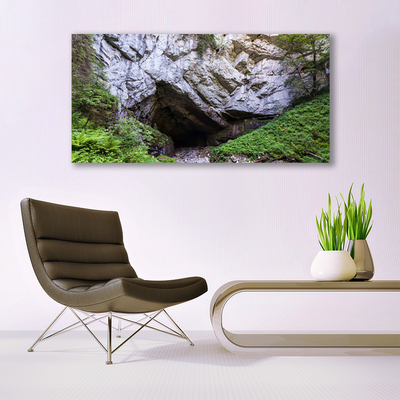 Quadro stampa su tela Grotta di montagna della natura