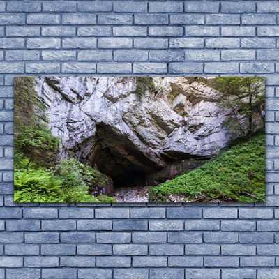 Quadro stampa su tela Grotta di montagna della natura