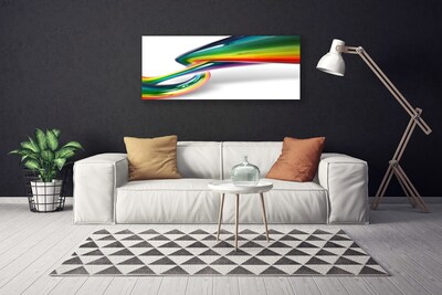 Foto quadro su tela Astrazione dell'arte arcobaleno