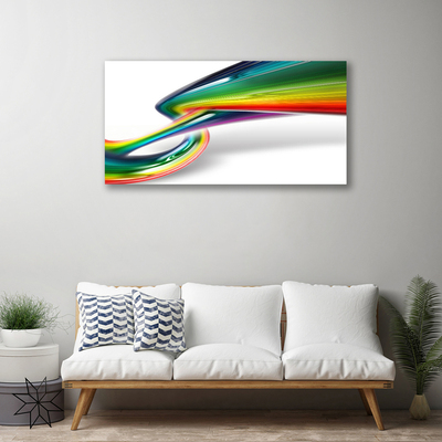 Foto quadro su tela Astrazione dell'arte arcobaleno
