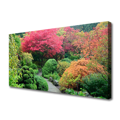 Quadro su tela Giardino Fiore Natura Albero