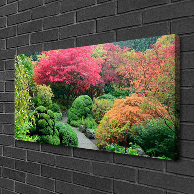 Quadro su tela Giardino Fiore Natura Albero