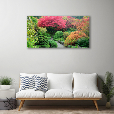 Quadro su tela Giardino Fiore Natura Albero