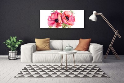 Quadro su tela Fiori ad acquerello