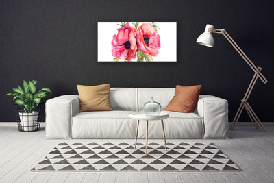 Quadro su tela Fiori ad acquerello