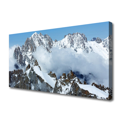 Quadro su tela Paesaggio di montagne