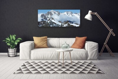 Quadro su tela Paesaggio di montagne