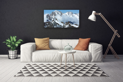 Quadro su tela Paesaggio di montagne