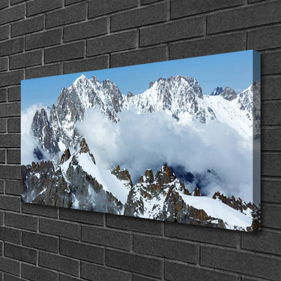 Quadro su tela Paesaggio di montagne