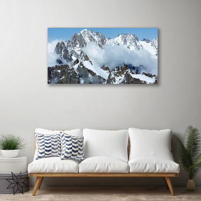 Quadro su tela Paesaggio di montagne