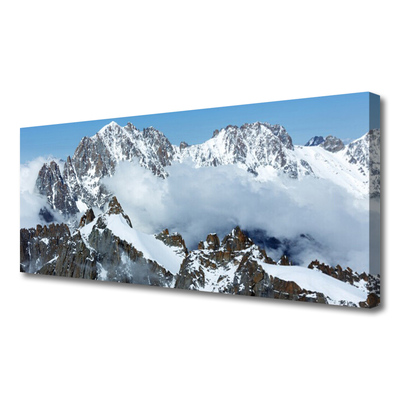 Quadro su tela Paesaggio di montagne