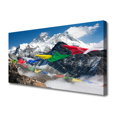 Quadro su tela Paesaggio di montagne