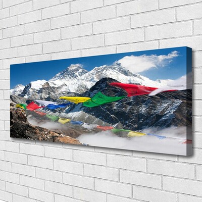 Quadro su tela Paesaggio di montagne