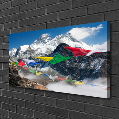 Quadro su tela Paesaggio di montagne