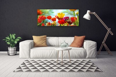 Quadro su tela Fiori Sul Muro