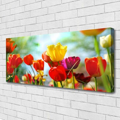 Quadro su tela Fiori Sul Muro