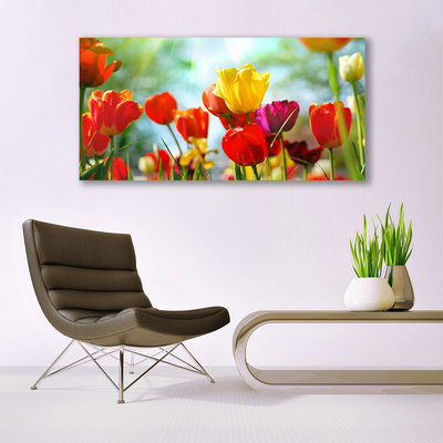 Quadro su tela Fiori Sul Muro