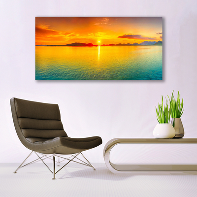 Foto quadro su tela Mare, sole, paesaggio