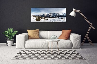 Quadro su tela Paesaggio di montagne