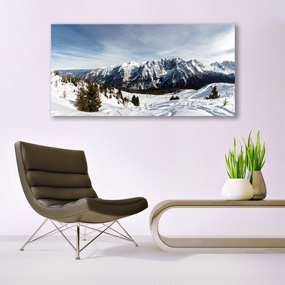 Quadro su tela Paesaggio di montagne