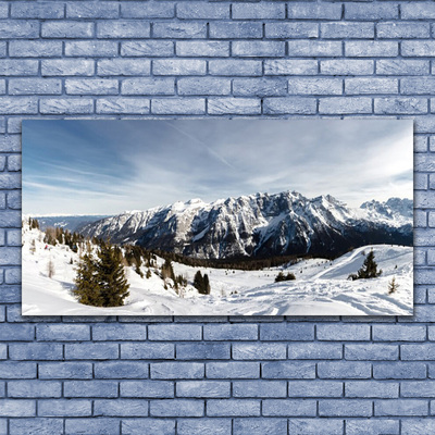 Quadro su tela Paesaggio di montagne