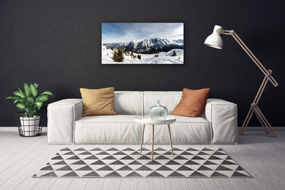 Quadro su tela Paesaggio di montagne