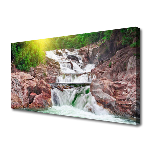 Quadro su tela Cascata della natura