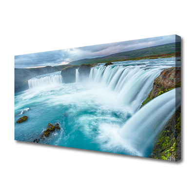 Quadro su tela Cascata della natura