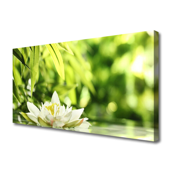 Quadro su tela Foglie di fiori