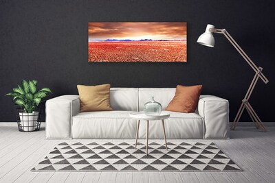 Quadro su tela Paesaggio di sabbia del deserto