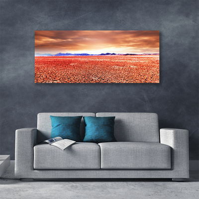 Quadro su tela Paesaggio di sabbia del deserto