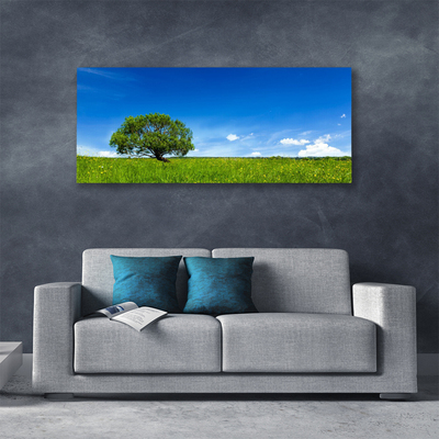 Quadro su tela Erba Albero Natura