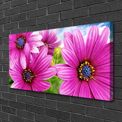 Quadro su tela Fiori Sul Muro