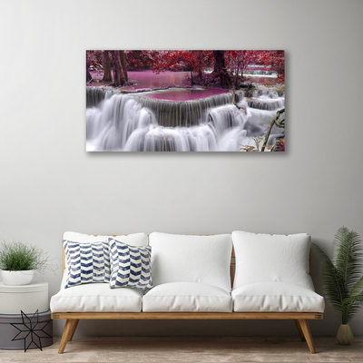 Quadro su tela Cascata dell'albero della natura