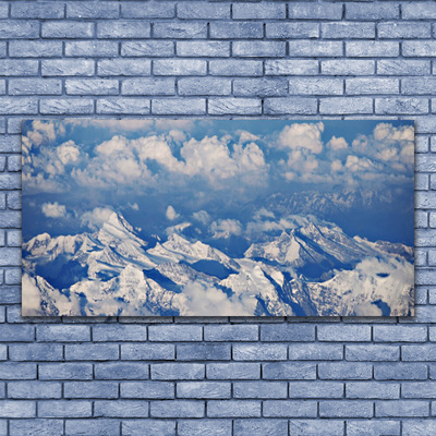 Quadro su tela Paesaggio di nuvole di montagna