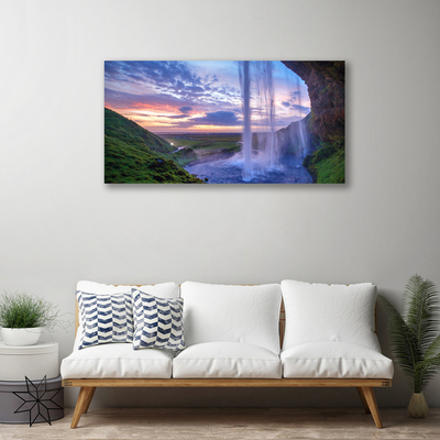 Quadro su tela Paesaggio della cascata