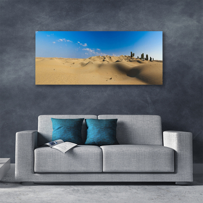 Quadro stampa su tela Paesaggio di sabbia del deserto