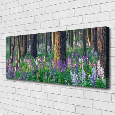 Quadro su tela Natura dei fiori della foresta