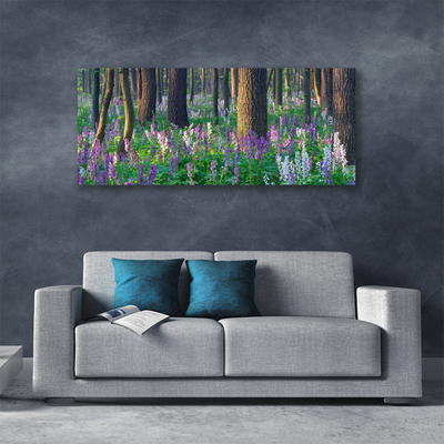 Quadro su tela Natura dei fiori della foresta