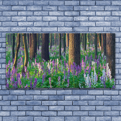 Quadro su tela Natura dei fiori della foresta