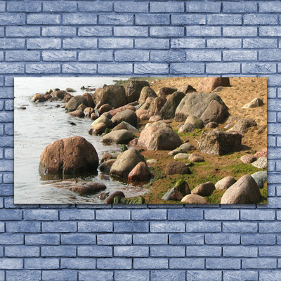 Foto quadro su tela Paesaggio della costa del mare