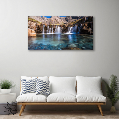 Quadro su tela Cascata della natura