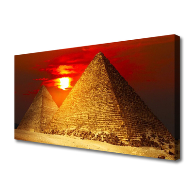 Quadro su tela Piramidi di architettura