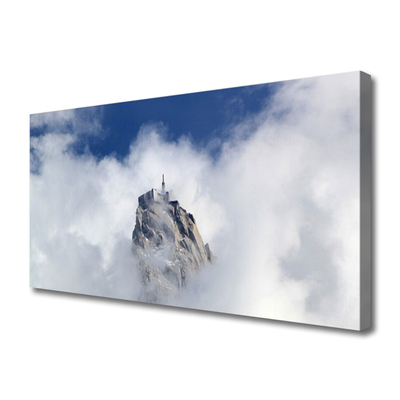 Quadro su tela Paesaggio di nuvole di montagna